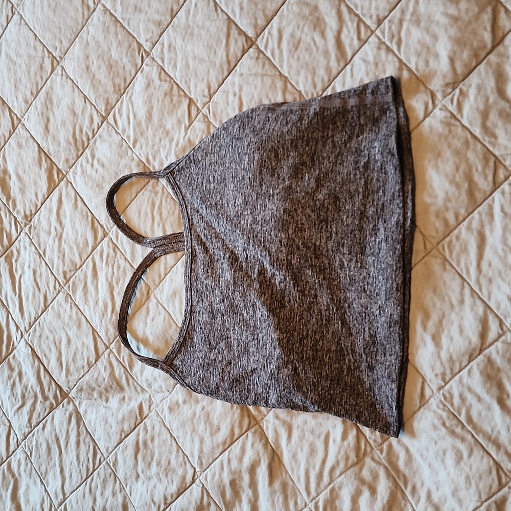 Beyond Yoga Spacedye Slim Racerback Cropped Tank Black-White